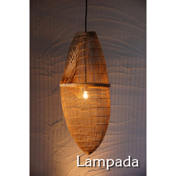 インテリア　魚　仕掛け　籠　木　アジア　和風　和モダン　照明　ライト　スタンド